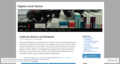 Desktop Screenshot of higherlevelgamer.org
